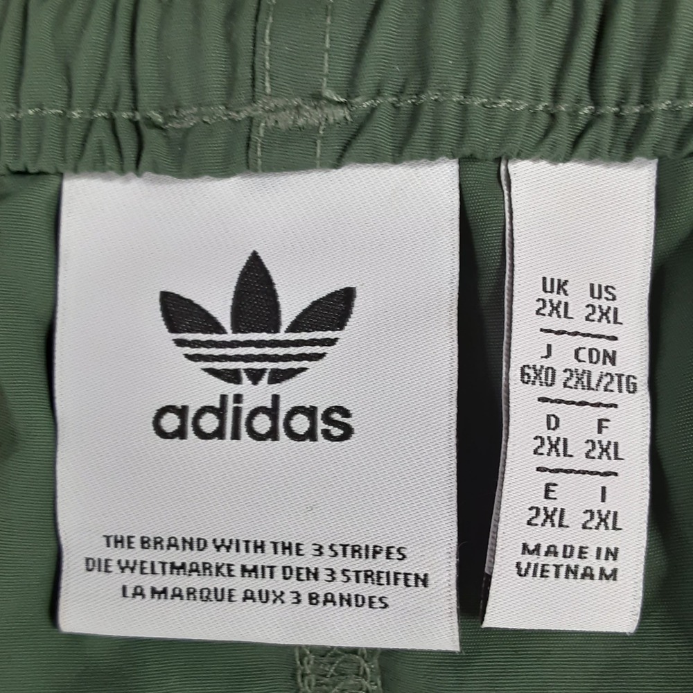 Adidas Originals Mens Convertible Cargo Track Pants Sage Green Zip Off XL - Picture 12 of 15